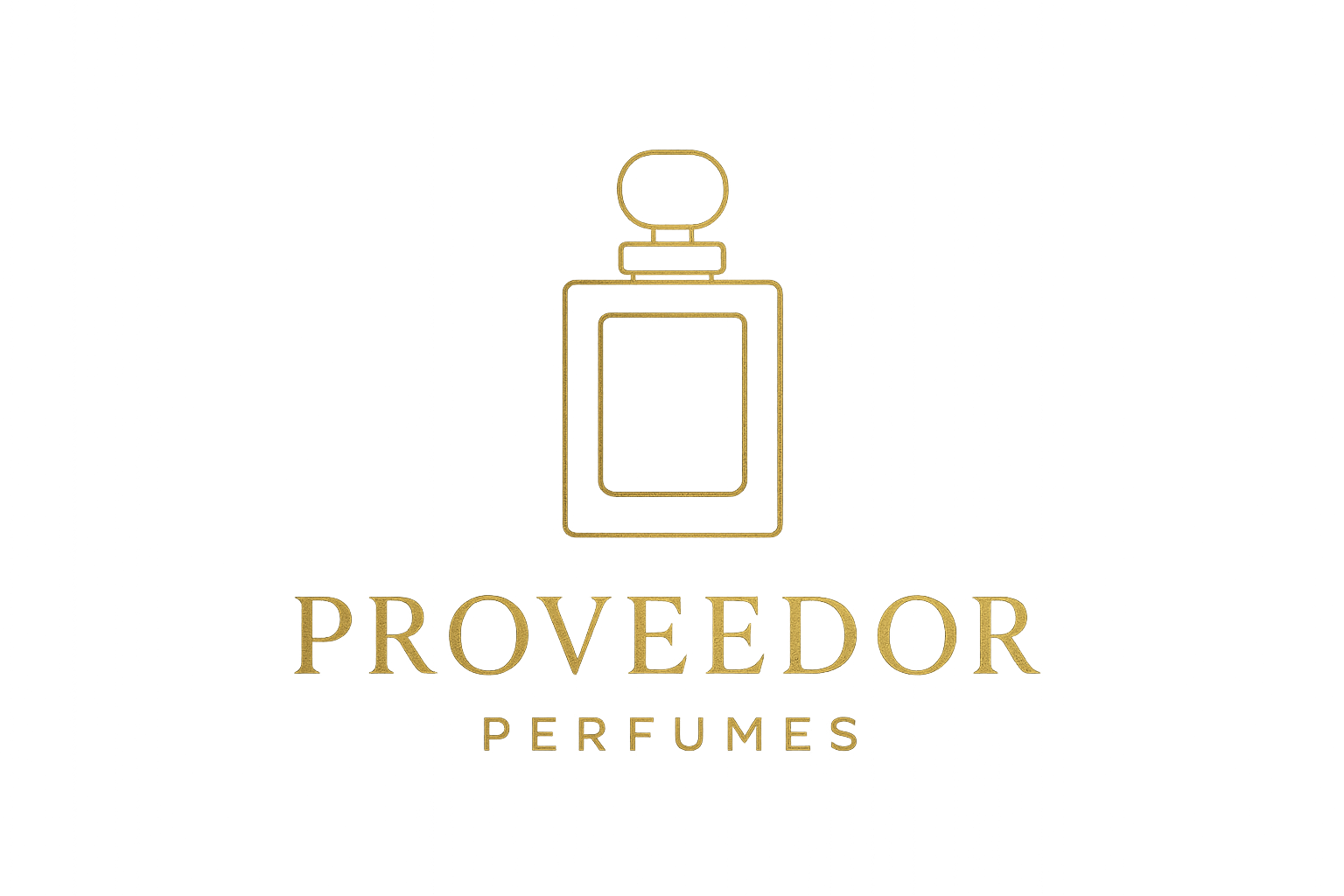 Ahora generame una imagen para poner de logo al producto "Proveedor Perfumes" que sea llamativa pero a la vez minimalista y pegue con los colores y la estética de la página. Es decir que exprese el lujo el dinero que exprese el dinero que pueda ganar si compra este pack. usa los colores oscuros pero también que resalte un color dorado, colores de lujo.